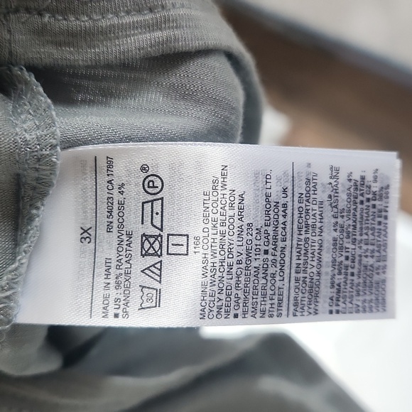 Old Navy Luxe Green Long Sleeve Plus Size Tee Size 3x - Picture 8 of 9